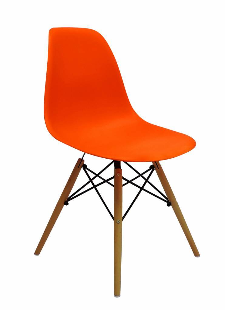 DSW Eames Design Dining Chair Orange