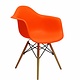 DAW Eames Design Stoel Oranje3 kleuren