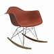 RAR Eames Design Rocking Chair Orange