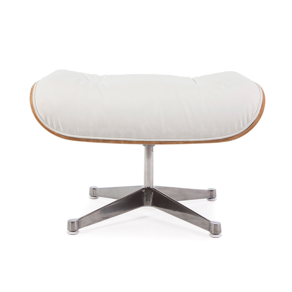 Eames Lounge Chair Rosewood White