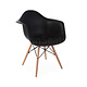 DAW Eames Design Stoel Zwart