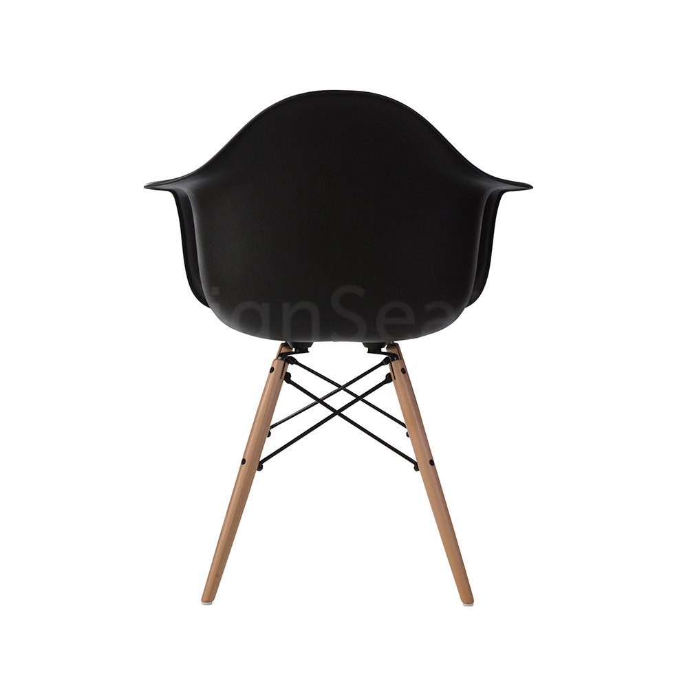 DAW Eames Design Stoel Zwart