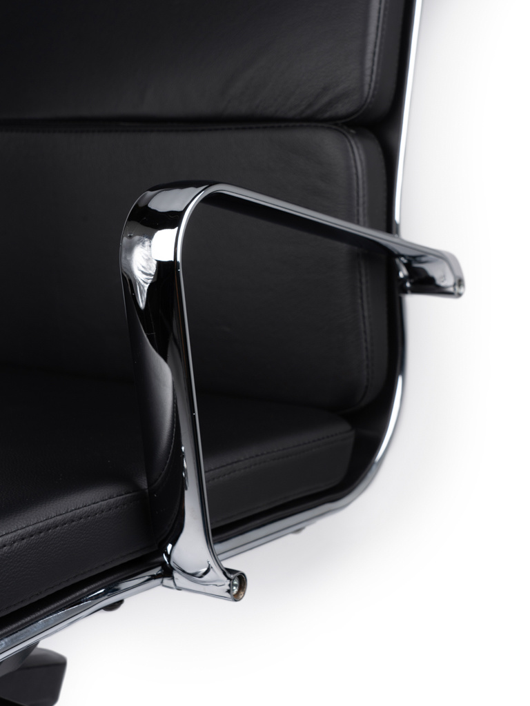 EA219 comfort Leer Bureaustoel zwart