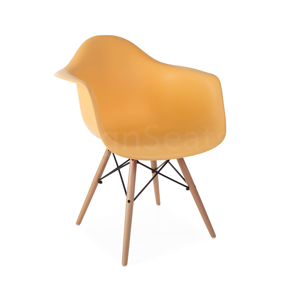 DAW Eames Design Stoel Oranje3 kleuren