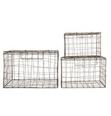 House Doctor Metalen manden met sluiting