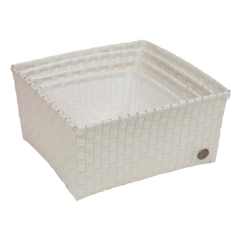 Handed By Open mandenset Milan in de kleur wit