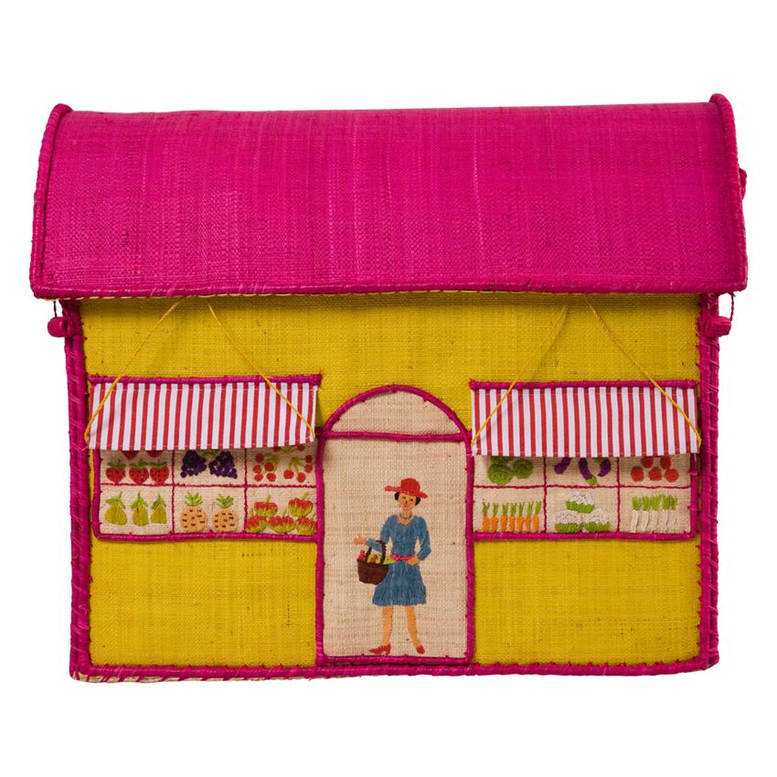 Rice Speelgoedmanden in de vorm van huisjes voor meisjes