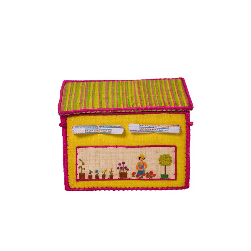 Rice Speelgoedmanden in de vorm van huisjes voor meisjes