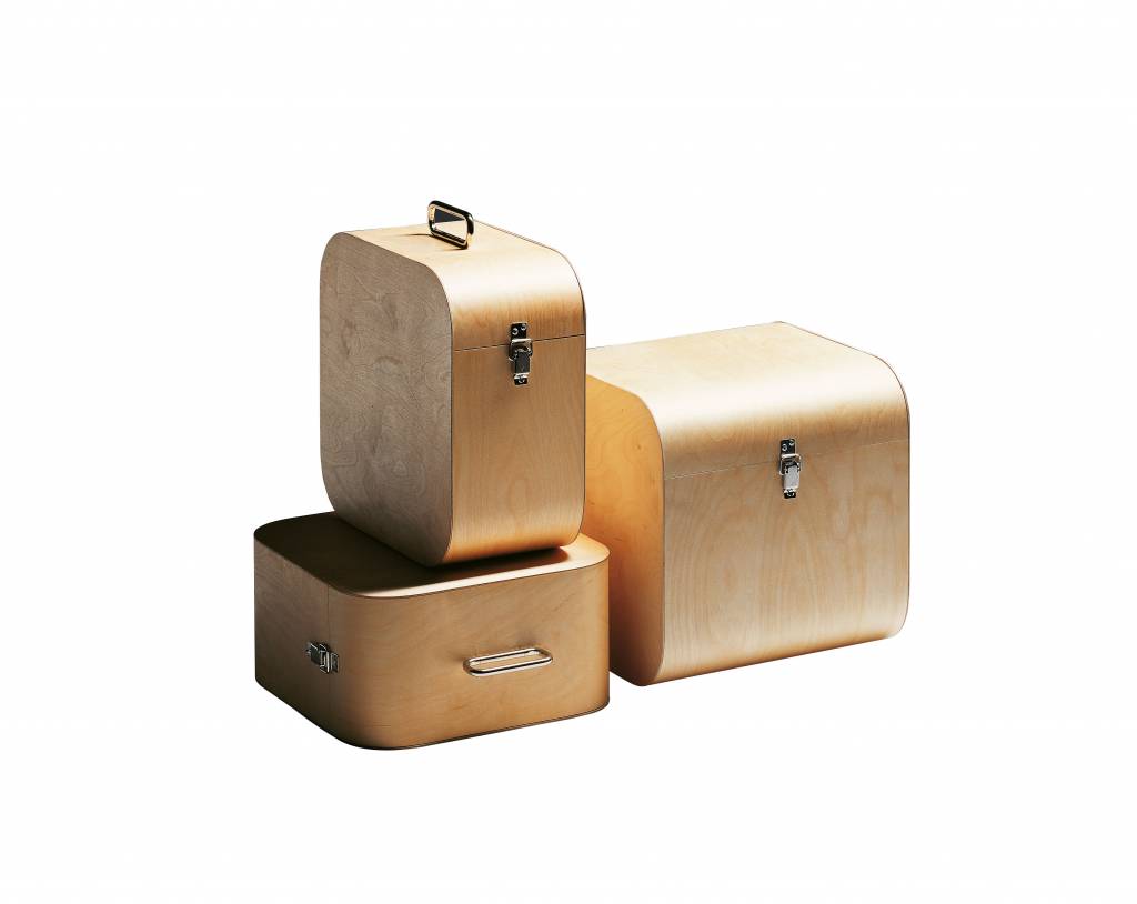 Schmidinger Möbelbau Opbergbox in hout met sluiting klein Fatty Container