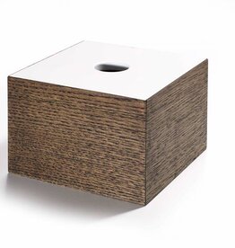 The Oak Men Opbergbox in zwart geoliede eik