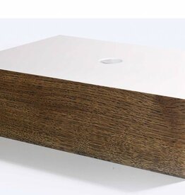 The Oak Men Opbergbox in zwart geoliede eik