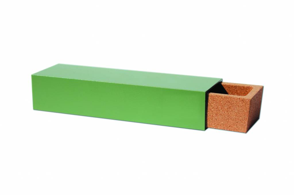Pension Für Produkte Opbergbox Koje in metaal en kurk groen