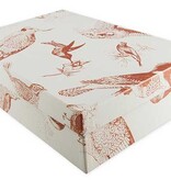 Fröhstoff Opbergdoos met print in zeefdruk, bruin
