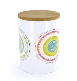 Atomic Soda Porceleinen pot met houten deksel
