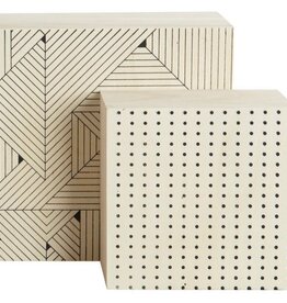 House Doctor Opbergdozen met print