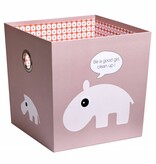 Silly U Roze opbergdoos met dierenfiguurtjes