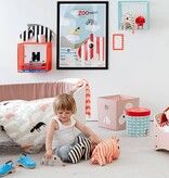 Silly U Roze opbergdoos met dierenfiguurtjes
