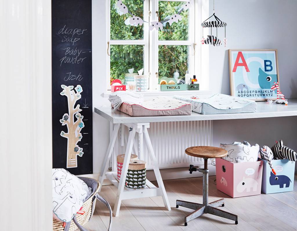 Silly U Turquoise opbergdoos met diertjes