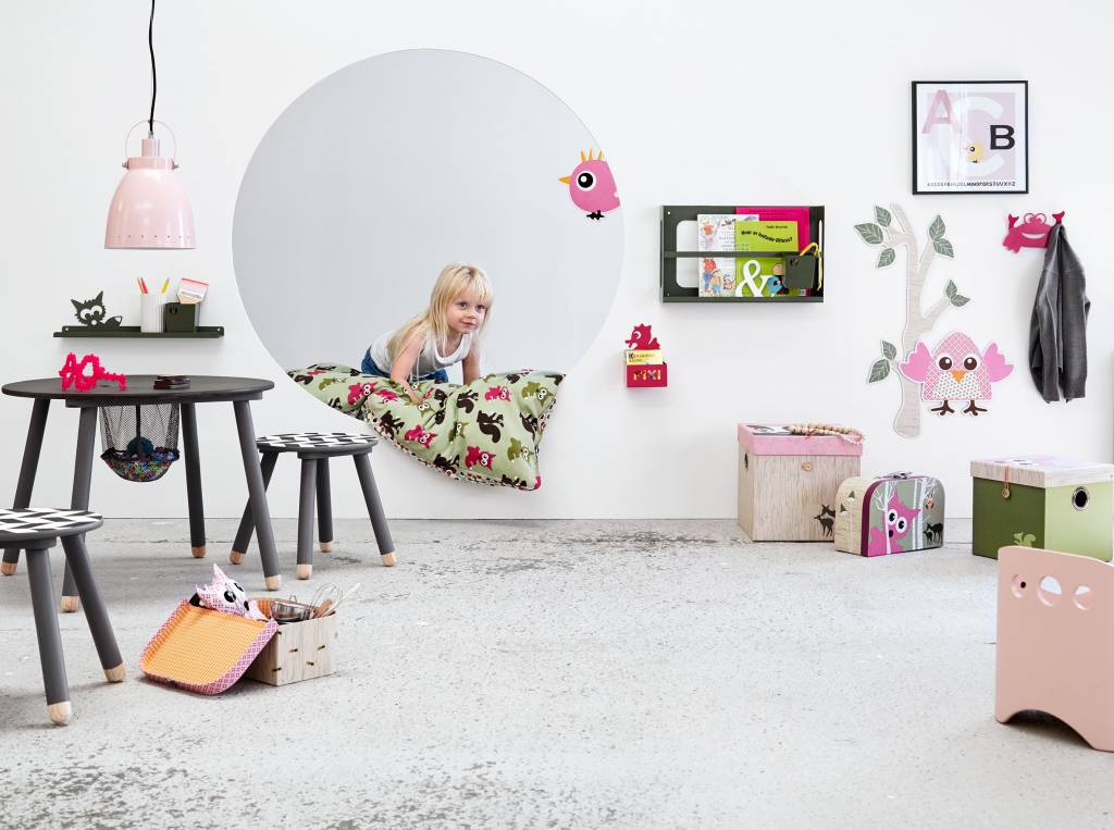 Silly U Opbergdozen met deksel en knoopsluiting
