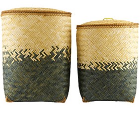 House Doctor Opbergmanden in bamboe