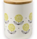 Atomic Soda Porceleinen pot met houten deksel