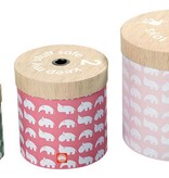 Done by Deer Ronde opbergdozen met deksel