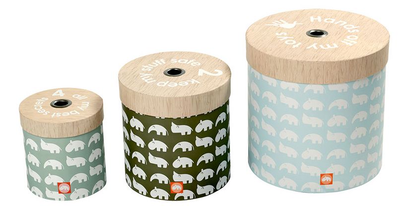 Done by Deer Ronde opbergdozen met deksel