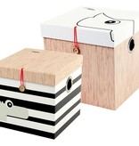 Done by Deer Opbergdozen met deksel en knoopsluiting
