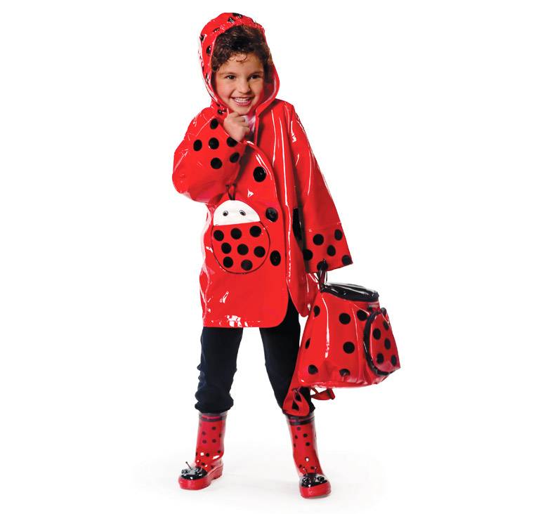 Kidorable Kidorable Waterproof Ladybug Rain Coat