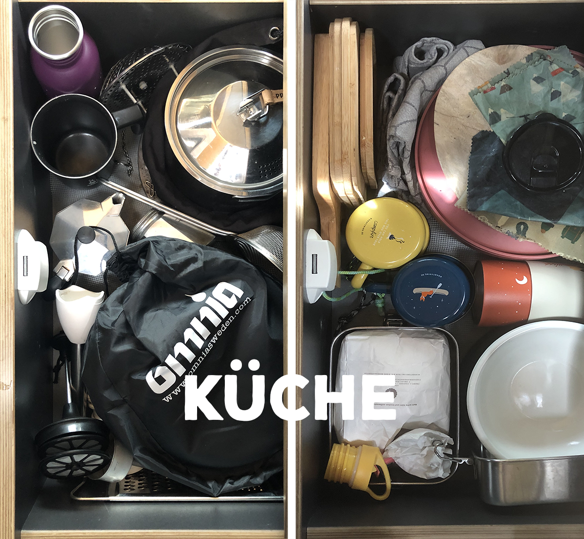 Vanlife Packliste Küche Roadtyping