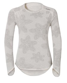 Odlo L/S Crew Neck Warm Vallee Blanche