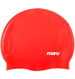 Maru Maru Silicone Red Swim Caps