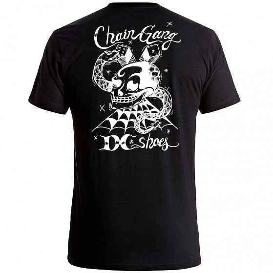 DC DC Web Skull SS Tee