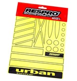 Madison Hi-Viz Fluorescent Yellow Regular Shapes