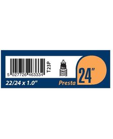 24 x 1.00 - 1.25 inch Presta inner tube, 507 ETRTO