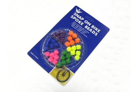 Cycle Division Spoke Beads – Assorted Colours (36 PCS)