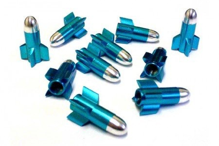 Cycle Division Rocket Valve Caps (Pair)