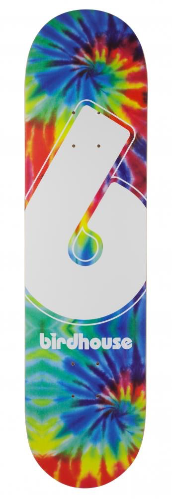 Shiner Birdhouse Logo Deck Giant B Tie Dye 8IN