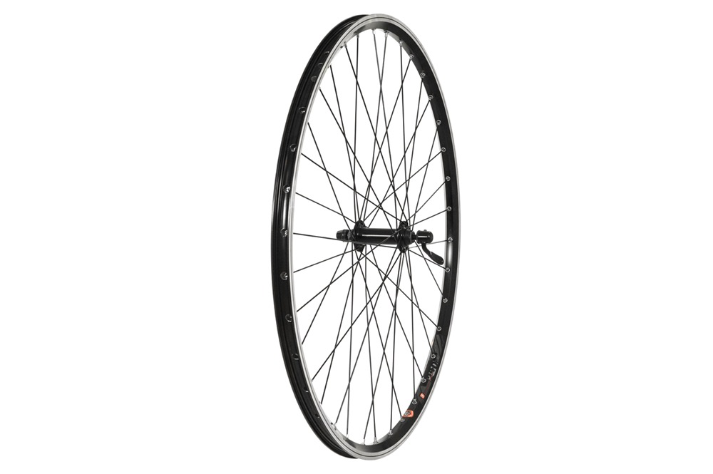 Raleigh 700c Front Wheel, Alloy Hub, Mach1 240 Rim, 36H, Black