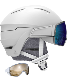 SALOMON  MIRAGE White/Blue Solar Ladies HELMET
