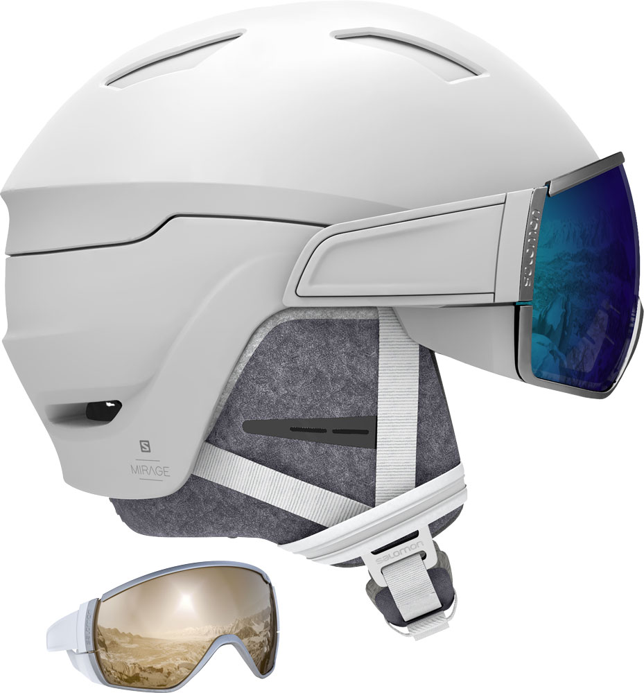 Salomon SALOMON  MIRAGE White/Blue Solar Ladies HELMET