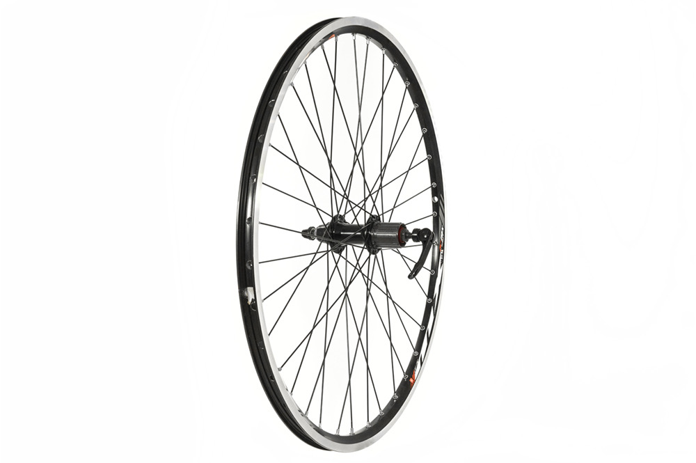 Raleigh Rear Wheel 26x1.75” Black Cass 8/9SPD
