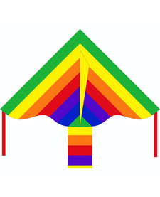Simple Flyer Rainbow Kite