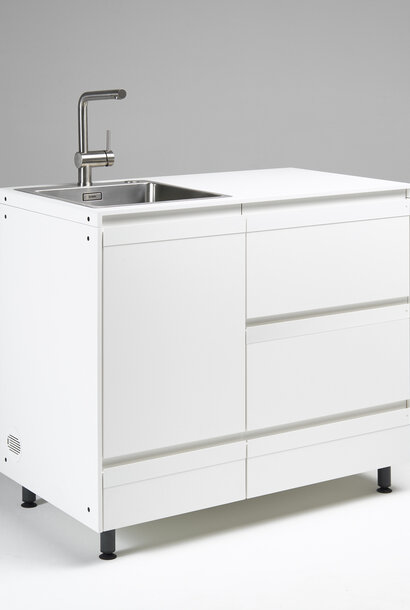 Modular 108: sink 45 with storage 2