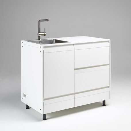 Modular 108: sink 45 with storage 2