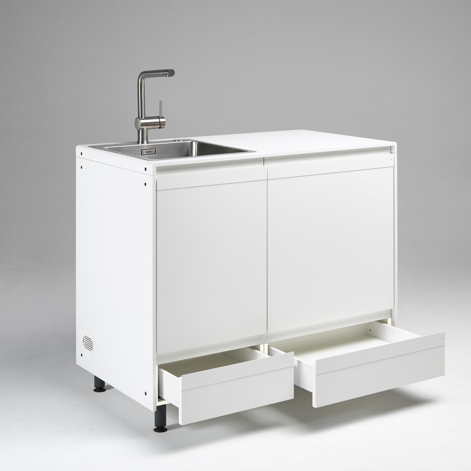 Modular 108: sink 45 with storage