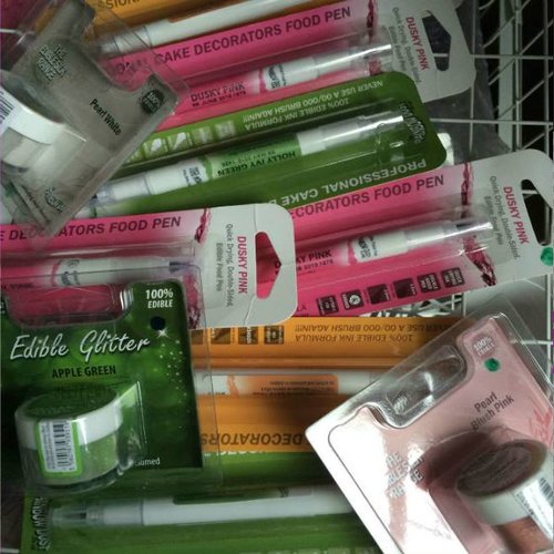 Kleurstiften en glitters