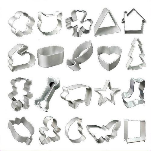 Aluminium koekjesvormen