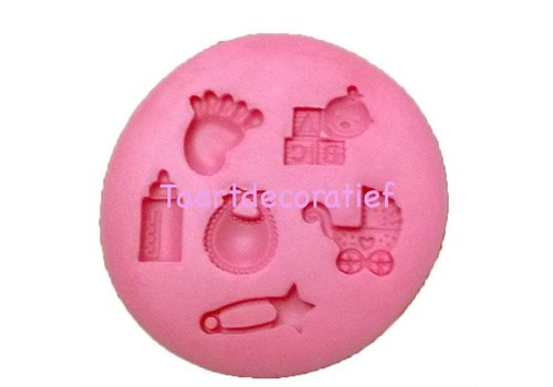 baby thema met voetje 