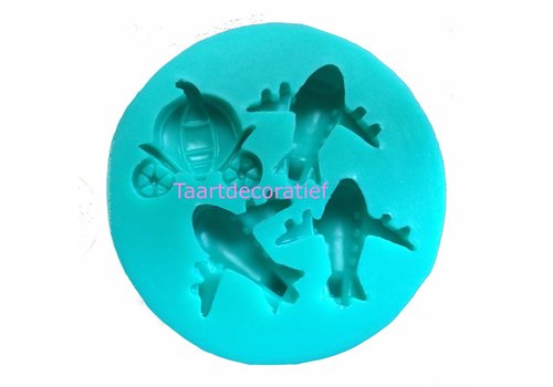 vliegtuigen & koets mal 